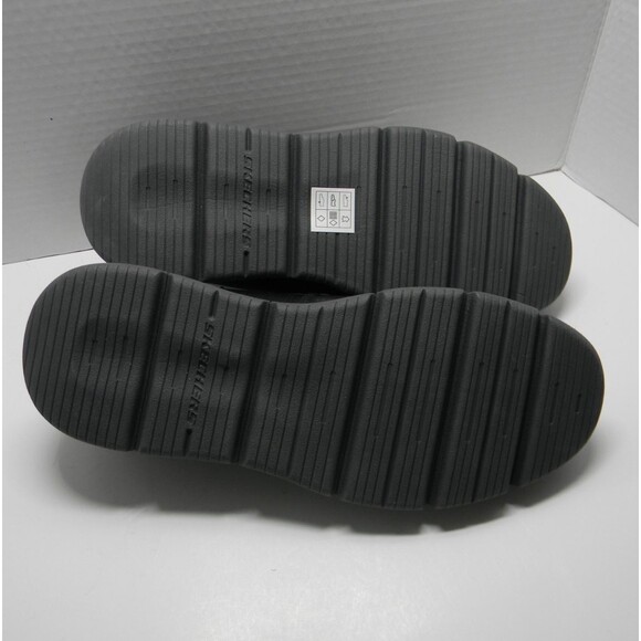 Skechers Ossie Loafer Black Leather goga mat Air cooled Memory Foam NWOT main image 7